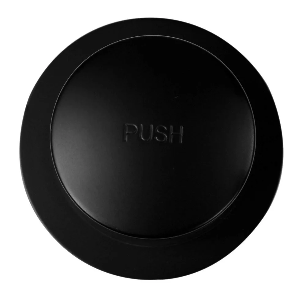 Brass Matte Black Toe Touch Bathtub Drain Cover
